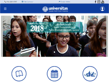 Tablet Screenshot of colegiouniversitas.com.br